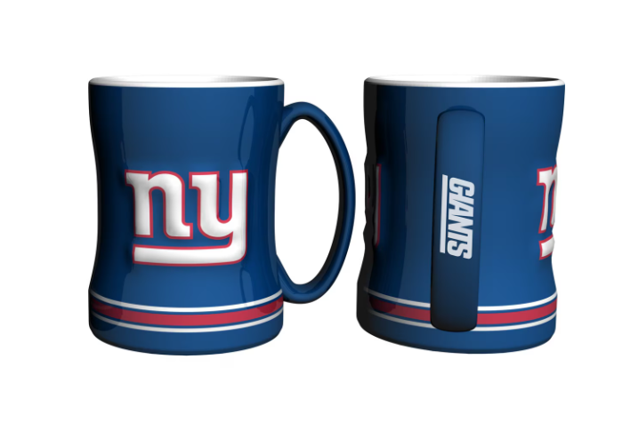 New York Giants LOGO Brands Relief Sculpted Mug