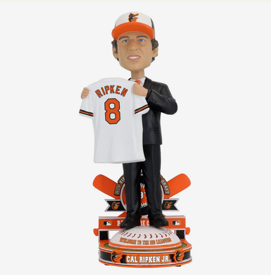 Baltimore Orioles FOCO Cal Ripken Jr. 1978 Draft Pick Bobblehead
