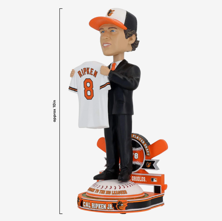 Baltimore Orioles FOCO Cal Ripken Jr. 1978 Draft Pick Bobblehead