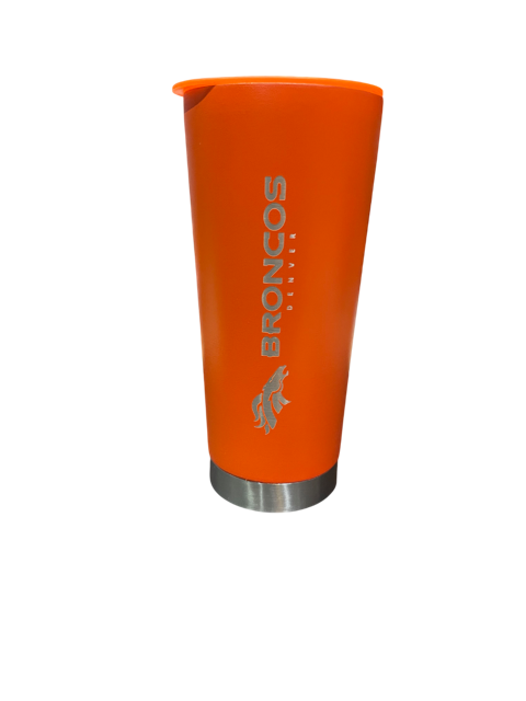 Denver Broncos 18oz. Orange Roadie Tumbler