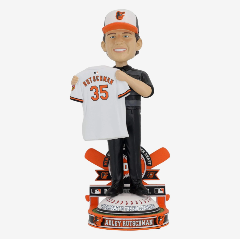 Baltimore Orioles FOCO Adley Rutschman 2019 Draft Pick Bobblehead
