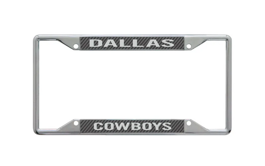 Dallas Cowboys Wincraft Carbon Gray License Plate Frame
