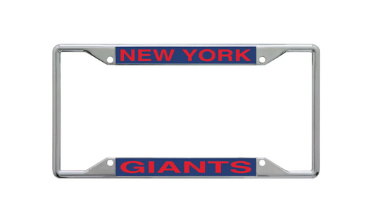 New York Giants Wincraft Blue License Plate Frame