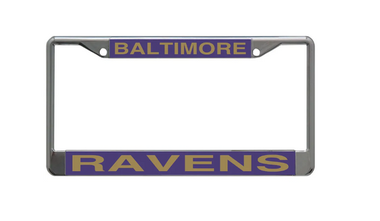 Baltimore Ravens Wincraft Purple License Plate Frame