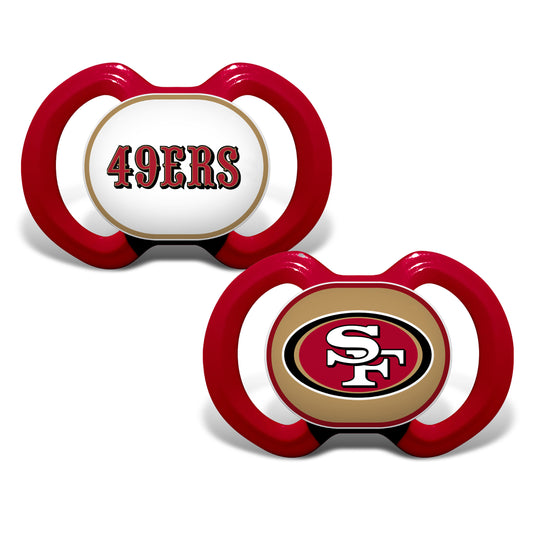 San Francisco 49ers Baby Fanatic 2 Pack Pacifiers
