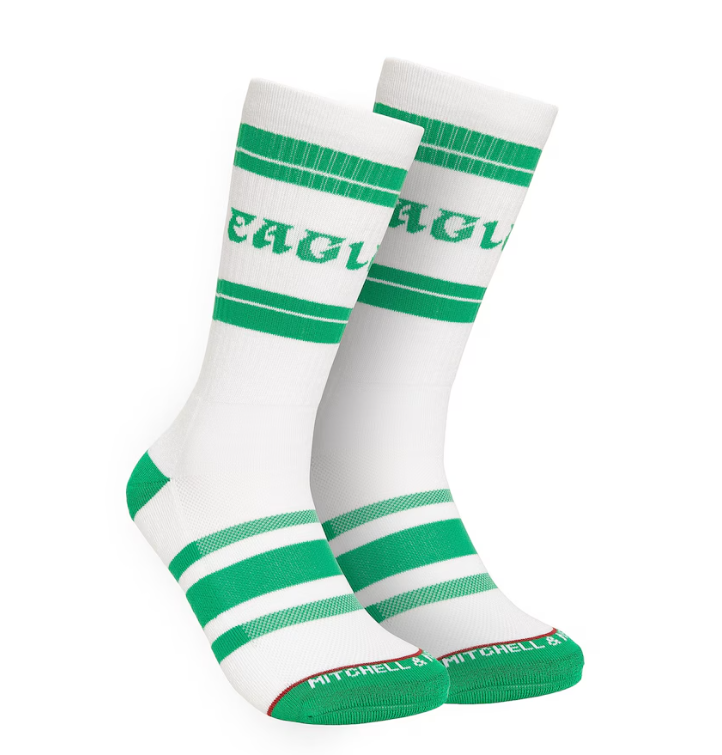 Philadelphia Eagles Mitchell & Ness Stripes Crew Socks