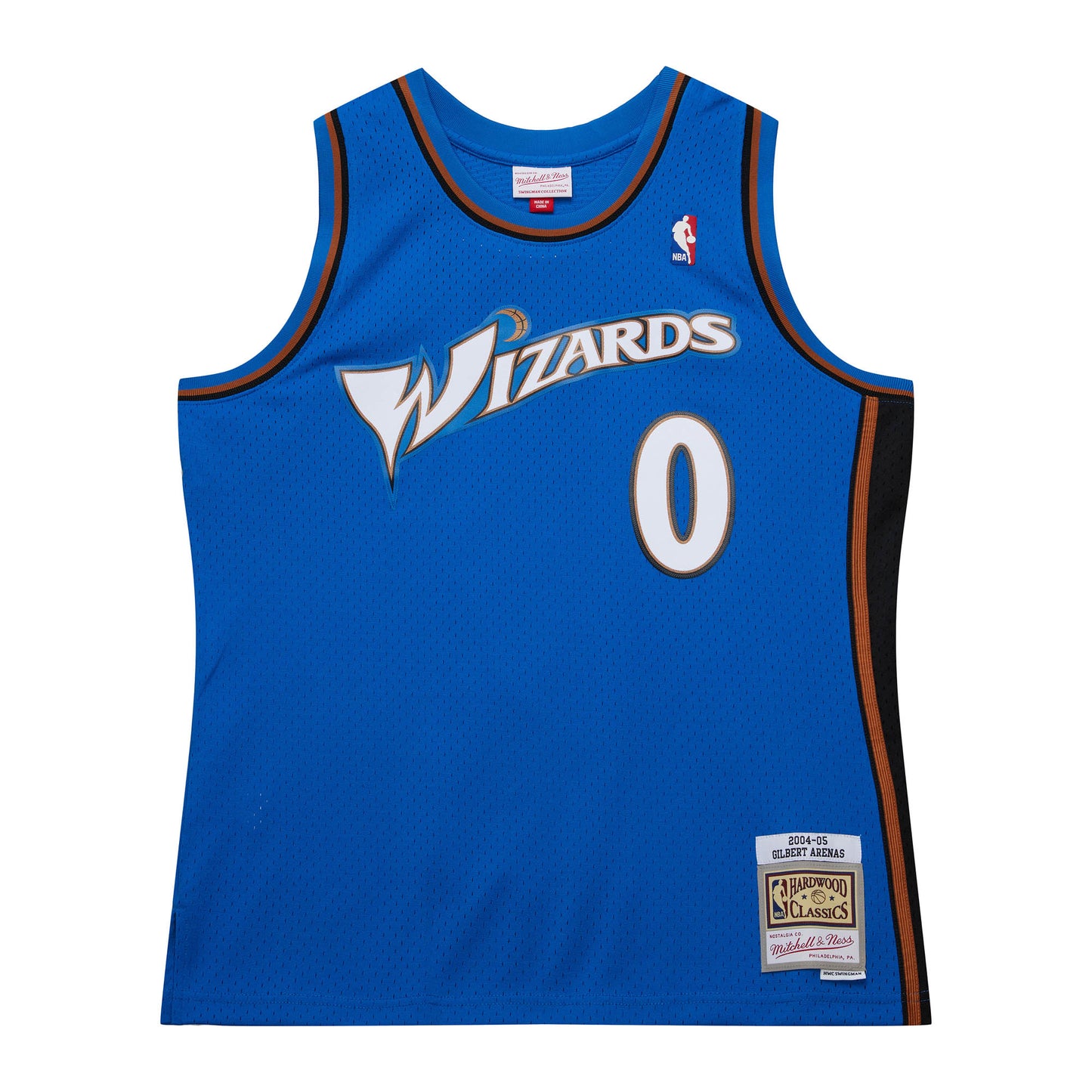Washington Wizards Mitchell & Ness #0 Gilbert Arenas 2004 Hardwood Classics Swingman Jersey