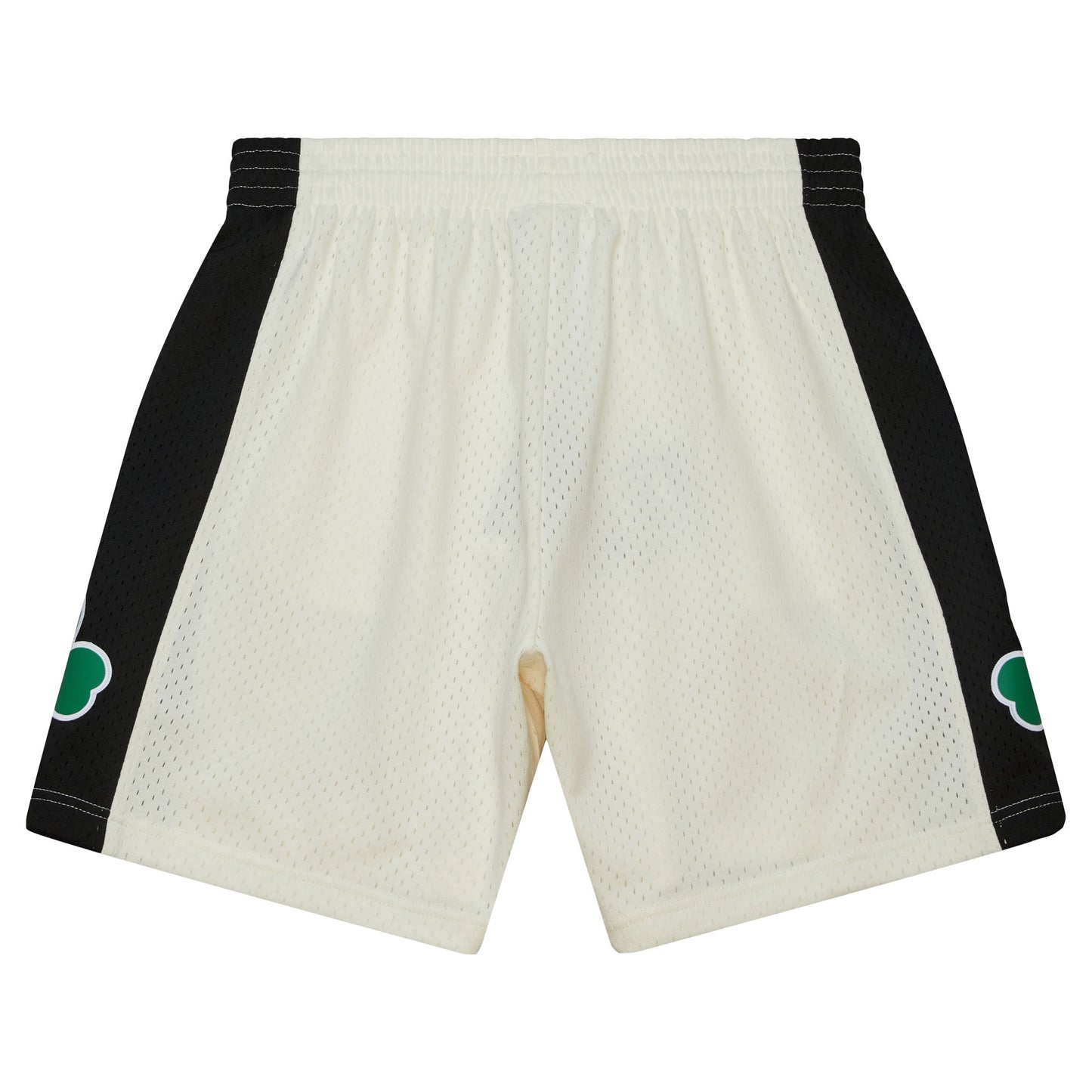 Boston Celtics Mitchell & Ness Hardwood Classics Cream 2007 Logo Swingman Shorts