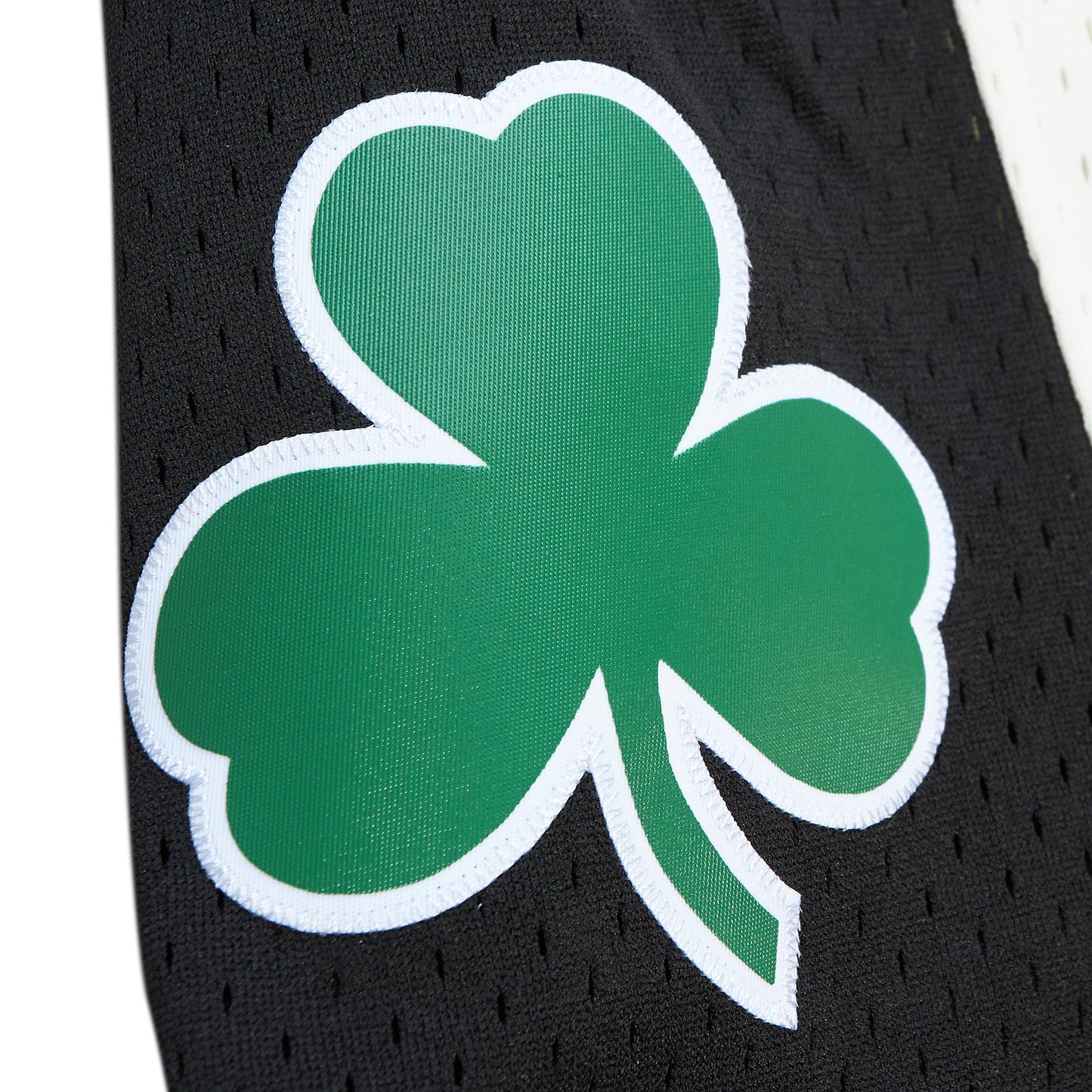 Boston Celtics Mitchell & Ness Hardwood Classics Cream 2007 Logo Swingman Shorts