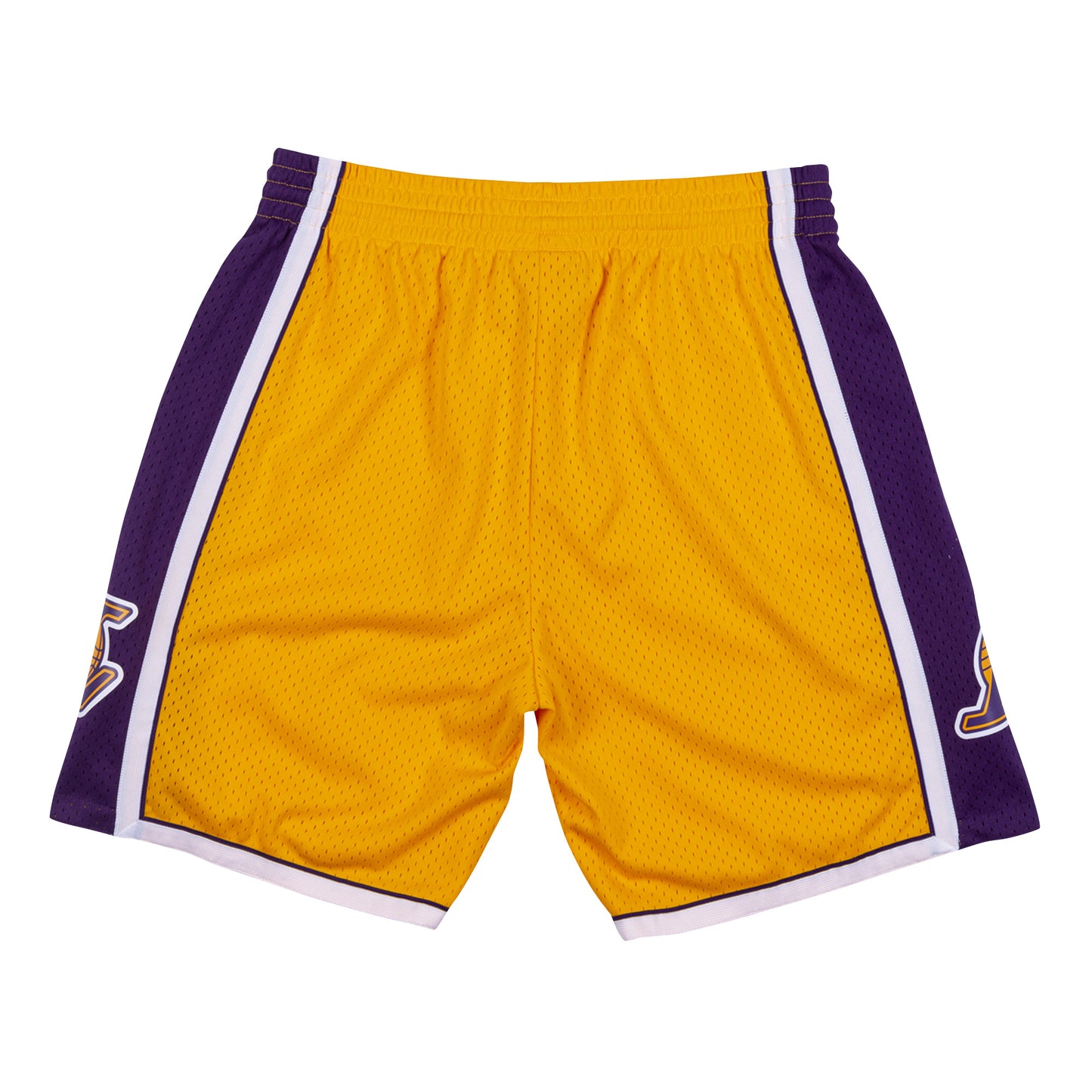 Los Angeles Lakers Mitchell & Ness Hardwood Classics Home 2009 Logo Swingman Shorts