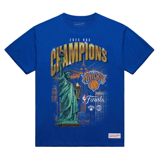 New York Knicks Mitchell & Ness The City 2026 Champion-Blue