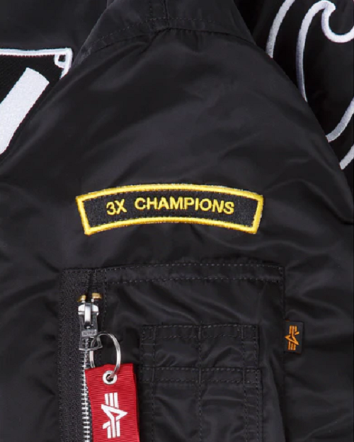 Chicago White Sox Alpha Industries MA-1 Reversible Bomber Jacket-Black/Camo