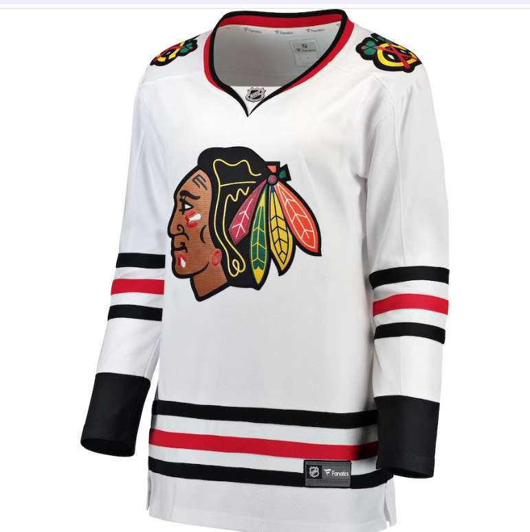 Chicago Blackhawks Fanatics Branded Women's Away Breakaway Jersey - White