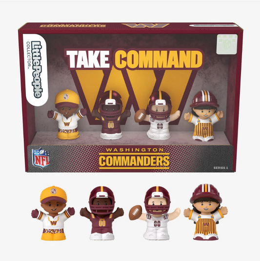 Washington Commanders NFL Fisher Price Little People Collector Set Series 1