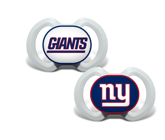 New York Giants Baby Fanatic 2 Pack Pacifiers