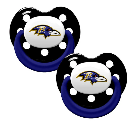 Baltimore Ravens Baby Fanatic 2 Pack Pacifiers