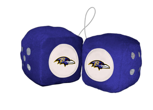Baltimore Ravens Fuzzy Dice