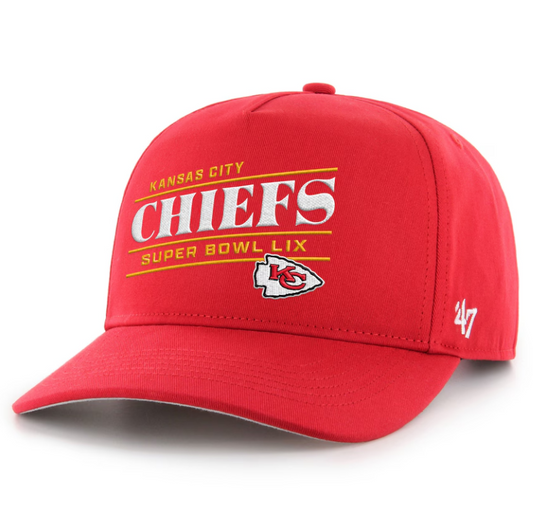 Kansas City Chiefs '47 Super Bowl LIX Hitch Adjustable Hat - Red
