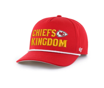 Kansas City Chiefs '47 Script Hitch Trucker Adjustable Hat W/Rope -Red