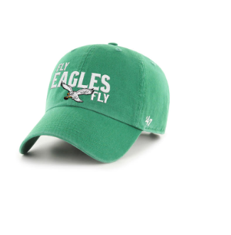 Philadelphia Eagles '47 Brand Kelly Green "Fly Eagles Fly" Clean Up Adjustable Hat