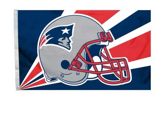 New Englad Patriots Fremont Die Stripe 3x5 House Flag