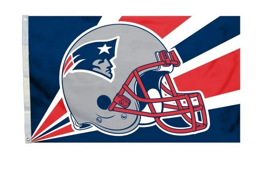 New Englad Patriots Fremont Die Stripe 3x5 House Flag