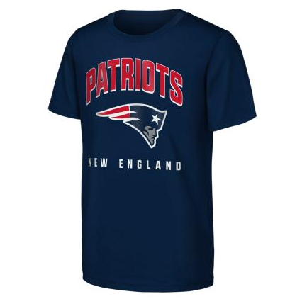 New England Patriots Outerstuff Youth Team Spirit T-Shirt- Blue