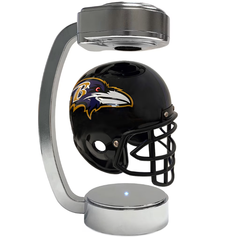 Baltimore Ravens Chrome Base Mini Hover Helmet