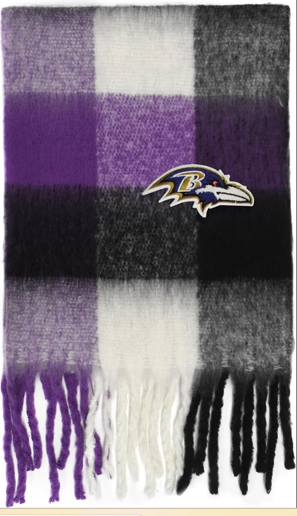 Baltimore Ravens Little Earth Super Soft Scarf
