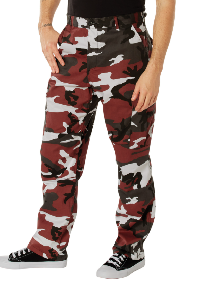 Washington Commanders Rothco Tactical Bdu Camo Red Pants