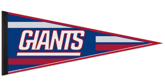New York Giants  Wincraft Mesh Logo Carded Pennant 12" x 30"