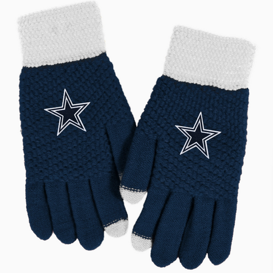 Dallas Cowboys Little Earth Waffle Knit Texting Gloves