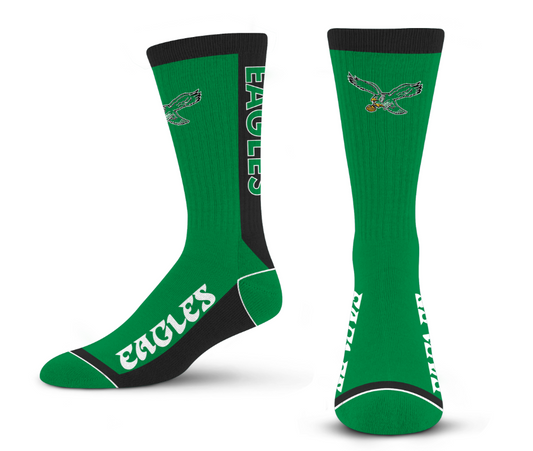 Philadelphia Eagles For Bare Feet Men's MVP Classic Sock