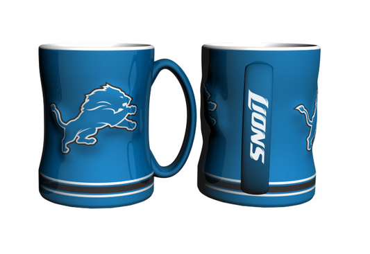 Detroit Lions LOGO Brands Relief Sculpted Mug