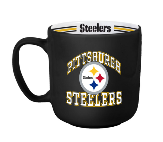 Pittsburgh Steelers Logo Bands 15oz. Stripe Mug