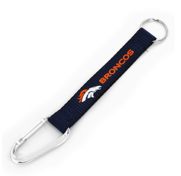 Denver Broncos Carabiner Key Strap