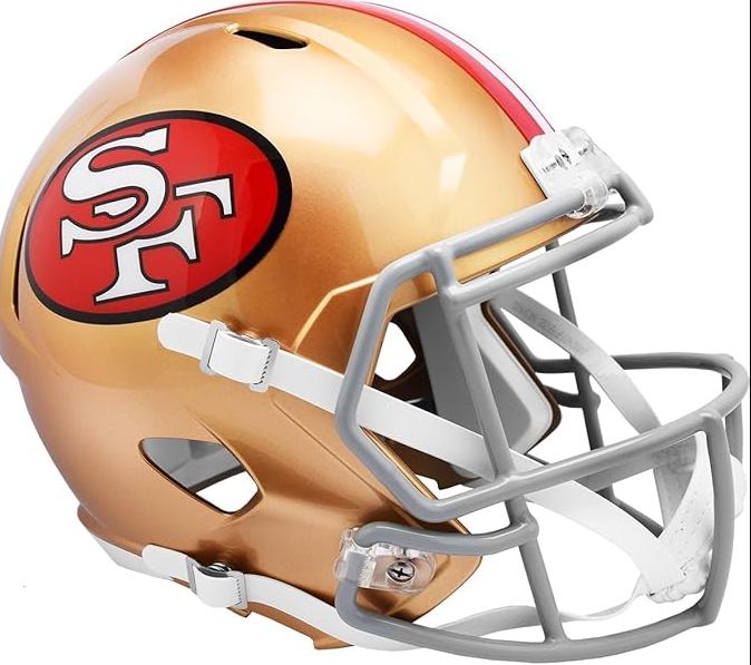 San Francisco 49ers Riddell 1964 to 1995 Speed Replica Throwback Helmet