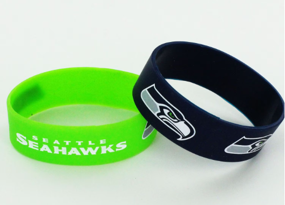 Seattle Seahawks Team Fan Bands Set of Two