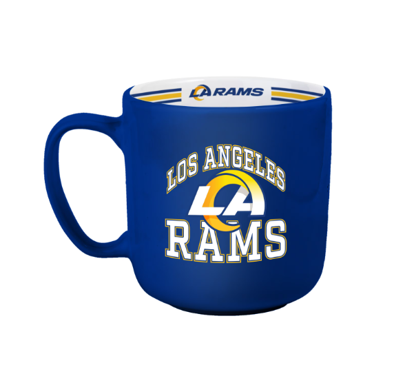 Los Angeles Rams Logo Bands 15oz. Stripe Mug