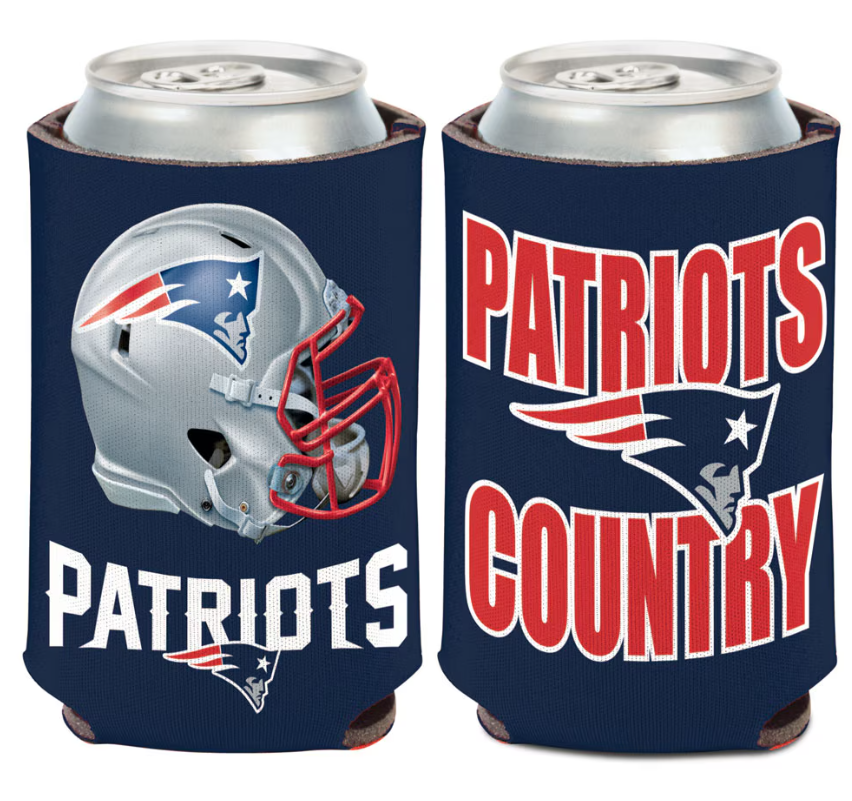 New England Patriots Slogan Can Cooler