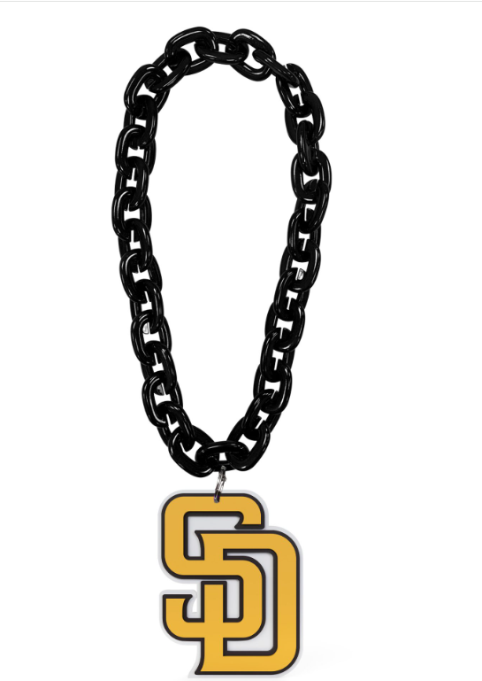 San Diego Padres FanFave Home Run Fan Chain Black