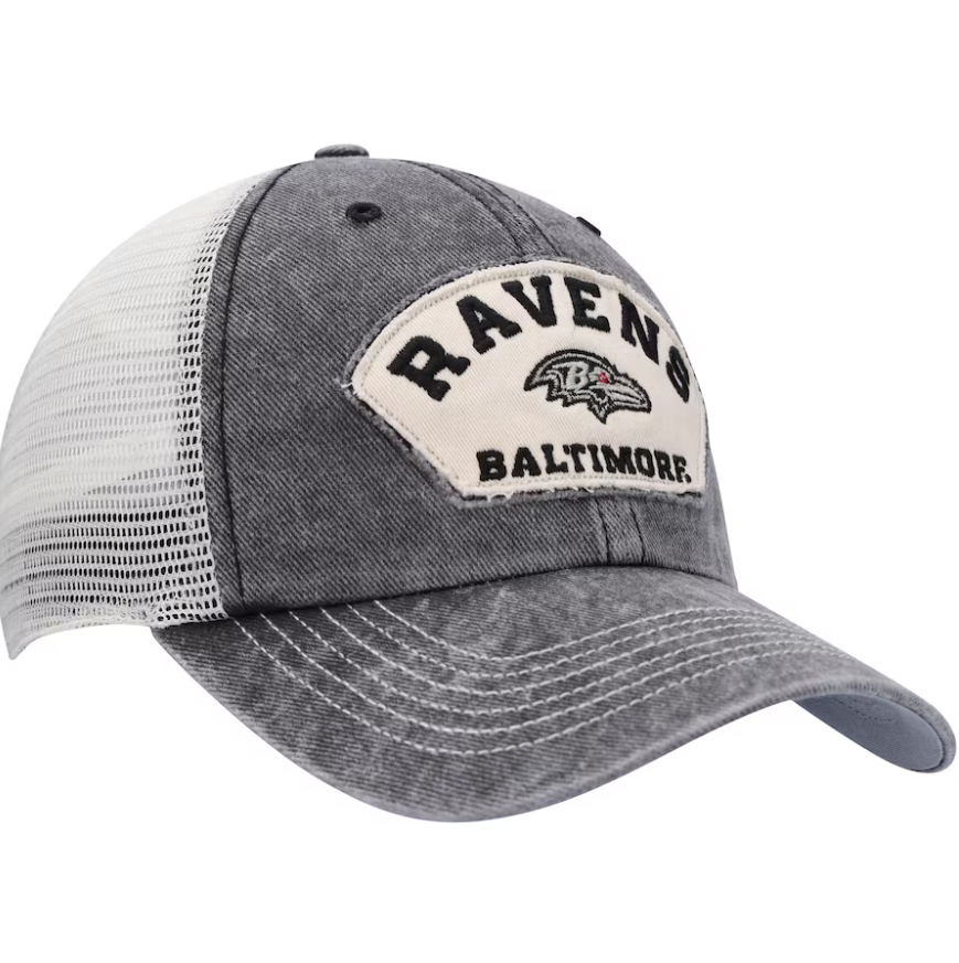 Baltimore Ravens '47 Brand Denali Trucker Mesh Trucker Clean Up Snapback Hat