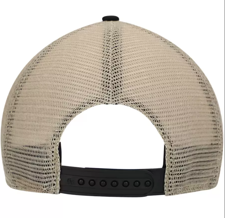 Baltimore Ravens'47 Black Trawler Trucker Mesh  Clean Up Hat