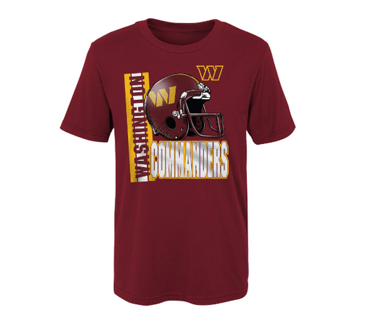 Washington Commanders Pre-school Kids Draft Pick T-Shirt- Burgandy