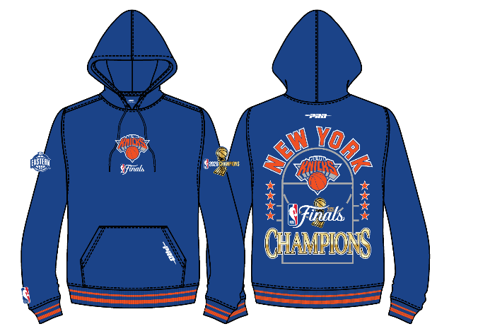 New York Knicks Pro Standard  2026 Finals Champions Hoodie- Blue