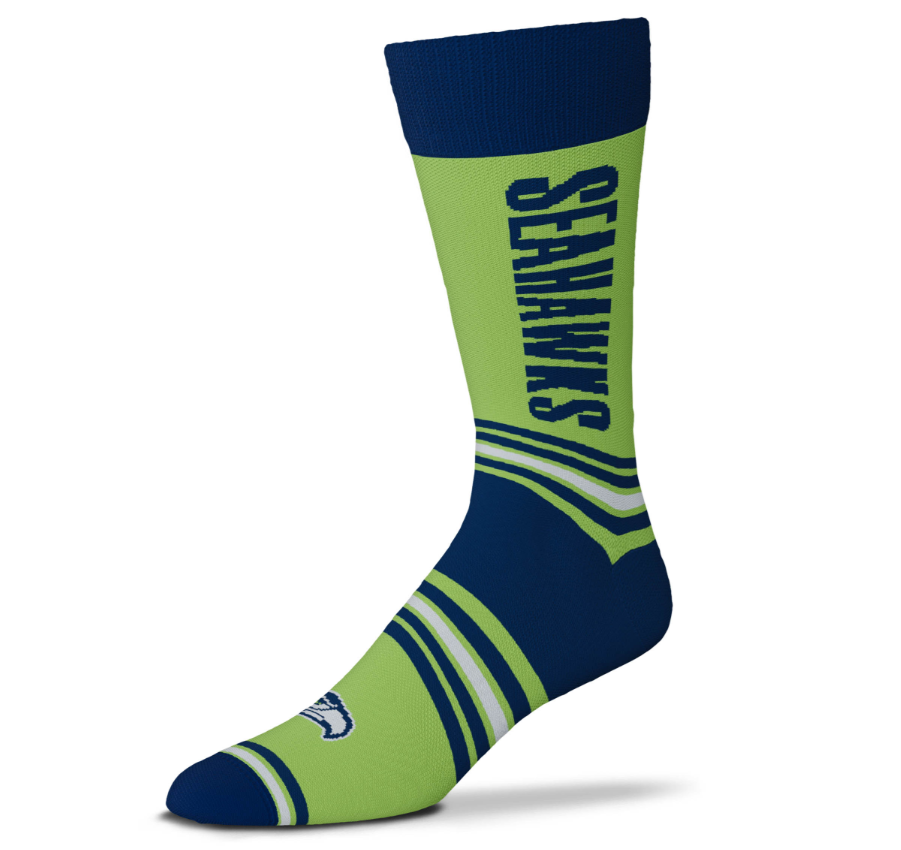 Seattle Seahawks For Bare Feet Go Team Socks OSFM