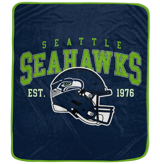 Seattle Seahawks Pegasus Vintage Arch Ultra Soft 50" x 60" Blanket