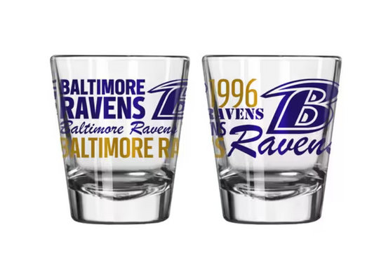 Baltimore Ravens  2oz. Spirit Shot Glass