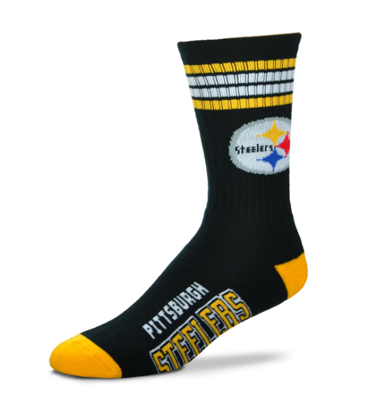 Pittsburgh Steelers For Bare Feet Deuce Sock
