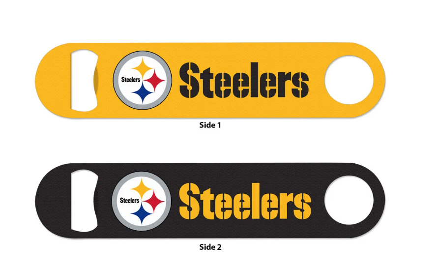 Pittsburgh Steelers Wincraft 2 Sided Bottle Opener